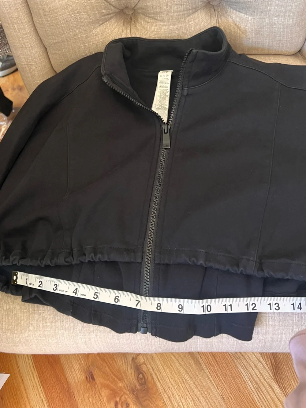 Alo On Point Cropped Moto Jacket Black Small Great Condition!